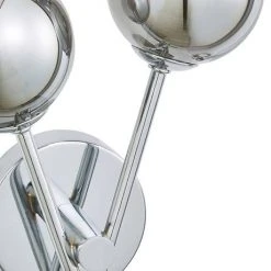 Revive Lighting Revive Chrome/Smoked Glass 2-Light Cross Arm Wall Light -Revive Lighting Shop RV8385C D2 460