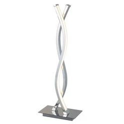 Revive Lighting Revive Chrome LED Twin Wavy Table Lamp
