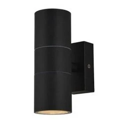 Revive Lighting Revive Outdoor Textured Black Up & Down Wall Light