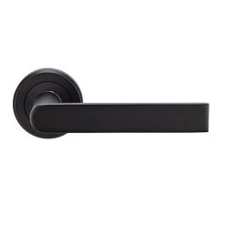 Revive Lighting Revive Nino Round Lever Door Handles - Matt Black