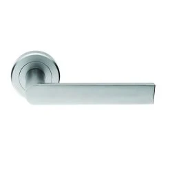 Revive Lighting Revive Nino Round Lever Door Handles - Satin Chrome