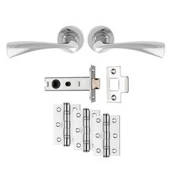 Revive Lighting Revive Elba Ultimate Door Handle Pack - Polished Chrome