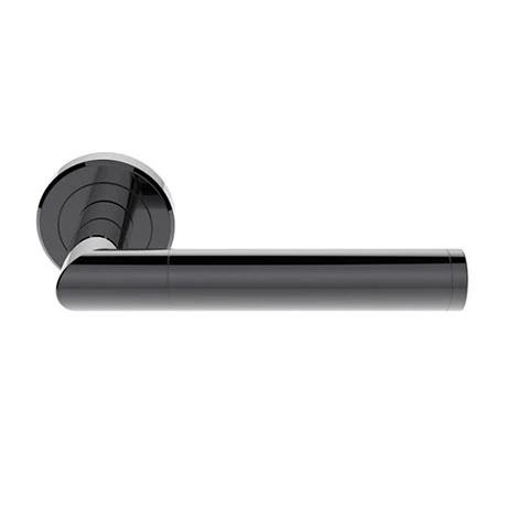 Revive Lighting Revive Vesta Round Lever Door Handles - Black Nickel 1 Revive Lighting Revive Vesta Round Lever Door Handles - Black Nickel