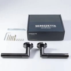 Revive Lighting Revive Vesta Round Lever Door Handles - Black Nickel 7 Revive Lighting Revive Vesta Round Lever Door Handles - Black Nickel -Revive Lighting Shop RVV2BN a 460