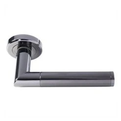 Revive Lighting Revive Vesta Round Lever Door Handles - Black Nickel 6 Revive Lighting Revive Vesta Round Lever Door Handles - Black Nickel -Revive Lighting Shop RVV2BN aa 460