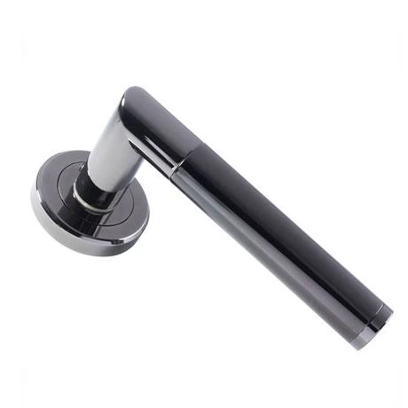 Revive Lighting Revive Vesta Round Lever Door Handles - Black Nickel 2 Revive Lighting Revive Vesta Round Lever Door Handles - Black Nickel - Image 2