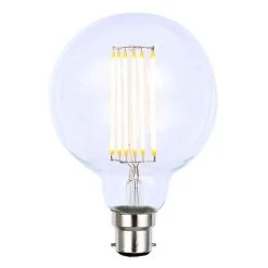 Revive Lighting Revive LED Filament Globe Bulb Bayonet - Clear Glass