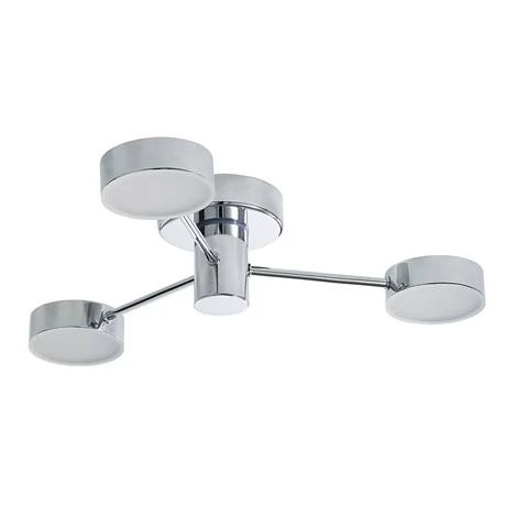 Revive Lighting Revive Chrome 3-Light LED Bathroom Ceiling Light 2 Revive Lighting Revive Chrome 3-Light LED Bathroom Ceiling Light - Image 2