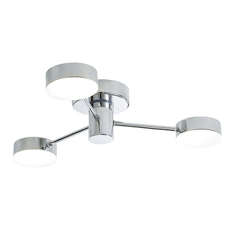 Revive Lighting Revive Chrome 3-Light LED Bathroom Ceiling Light 1 Revive Lighting Revive Chrome 3-Light LED Bathroom Ceiling Light